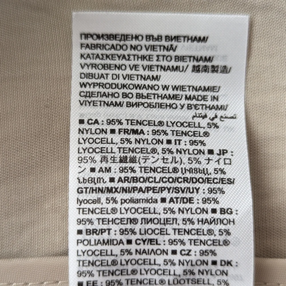 LIKE NEW GAP Soft Suit Tencel Blazer Tan Khaki Medium - Picture 10 of 15